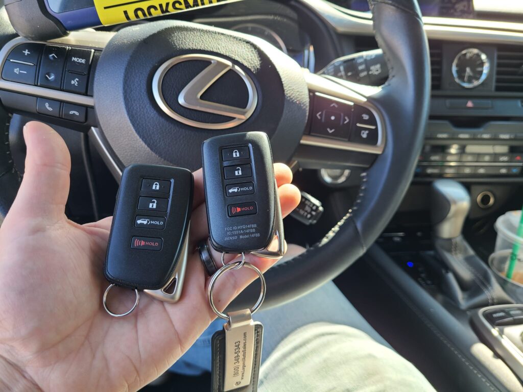 2016 Lexus RX350 – New Spare Smart Key - Locksmith Job in Tumwater, WA
